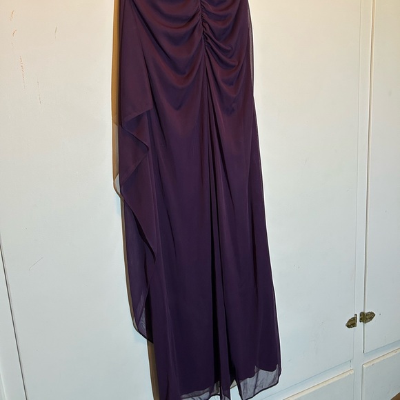 Xscape Plum Bridesmaid/ Prom Gown - Picture 14 of 14
